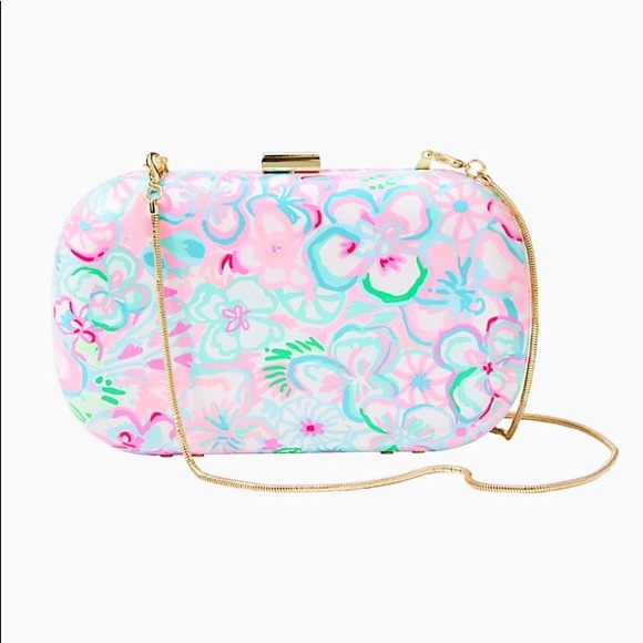 Lilly Pulitzer Handbags - NWT LILLY PULITZER Lidia Minaudiere clutch